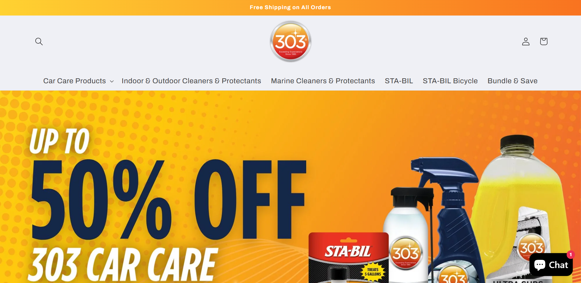 303 Car Care website preview