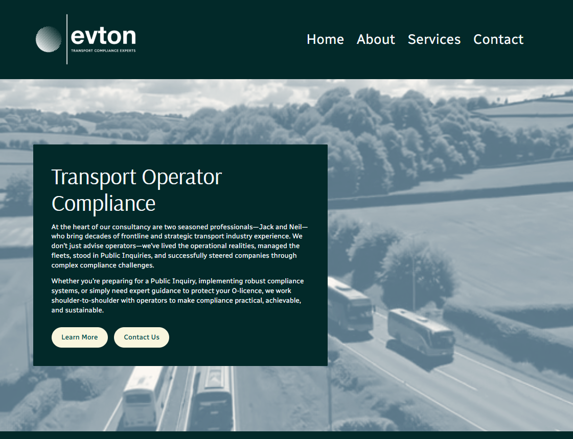 Evton website preview